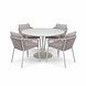 AVH-Collectie Joshua Flair dining tuinset 5-delig latte 120xH75cm