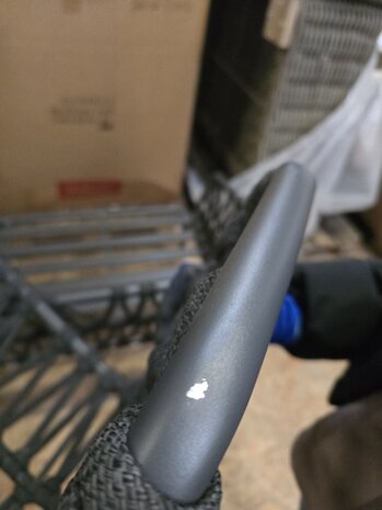 AVH-Collectie Showroommodel Elegant stoel bank loungeset 4 delig antraciet rope