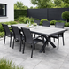 AVH-Collectie New Valley New Delhi dining tuinset 224x103x74,5 cm 7 delig aluminium AVH-Collectie New Valley New Delhi dining tuinset 224x103x74,5 cm 7 delig aluminium