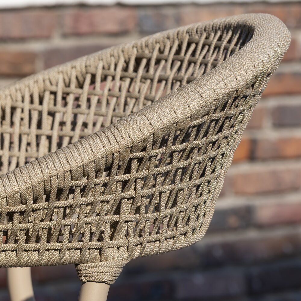 4 Seasons Outdoor Sarah Sienna dining tuinset 120xH75 cm 5 delig latte keramiek Taste 4SO