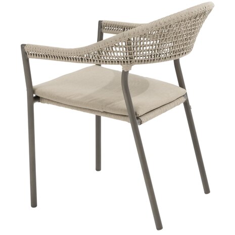 4 Seasons Outdoor Sarah Sienna dining tuinset 120xH75 cm 5 delig terre keramiek Taste 4SO