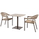 4 Seasons Outdoor Vermont Sienna bistro dining tuinset 3 delig keramiek terre Taste 4SO
