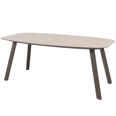 4 Seasons Outdoor Manolo Puglia dining tuinset 180x95xH75 cm 5 delig keramiek terre Taste 4SO 4 Seasons Outdoor Manolo Puglia dining tuinset 180x95xH75 cm 5 delig keramiek terre Taste 4SO