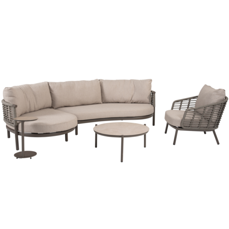 4 Seasons Outdoor Vic Puglia chaise longue loungeset 5 delig terre Taste 4SO