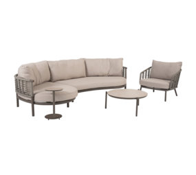 4 Seasons Outdoor Vic Puglia chaise longue loungeset 5 delig terre Taste 4SO