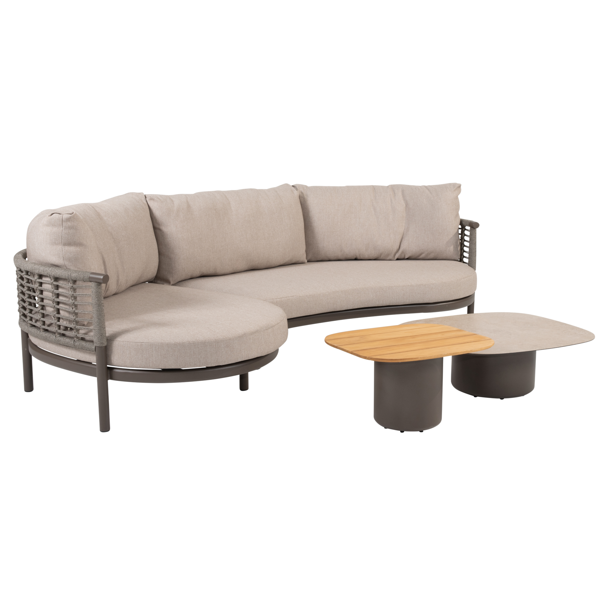 4 Seasons Outdoor Demi Puglia chaise longue loungeset 4 delig terre Taste 4SO