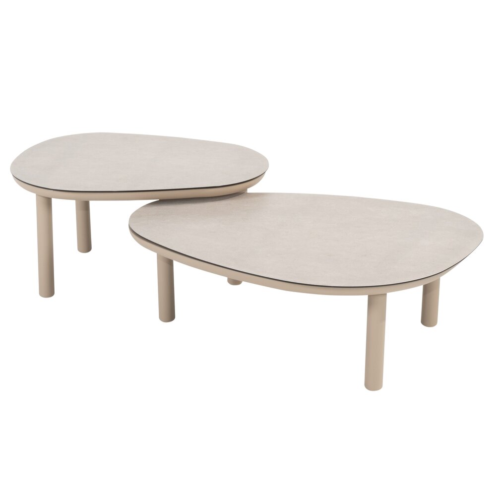 4 Seasons Outdoor Monroe Piacenza modulaire loungeset 4 delig keramiek latte Taste 4SO 4 Seasons Outdoor Monroe Piacenza modulaire loungeset 4 delig keramiek latte Taste 4SO