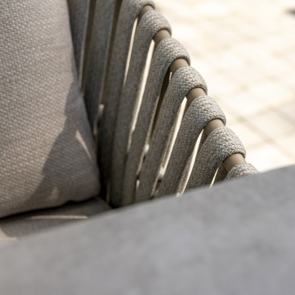 4 Seasons Outdoor Manolo Eva dining tuinset 180x95xH75 cm 7 delig keramiek latte Taste 4SO