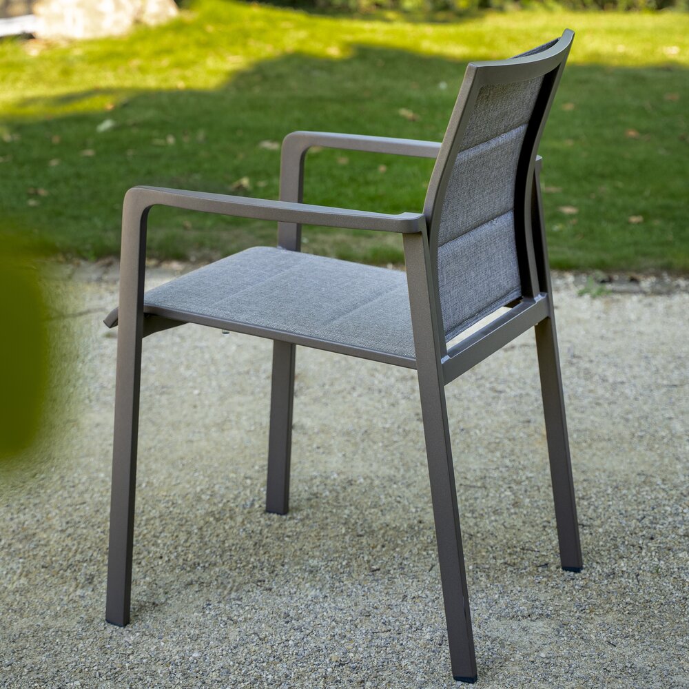 4 Seasons Outdoor Manolo Cortina dining tuinset 180x95xH75 cm 5 delig keramiek terre Taste 4SO