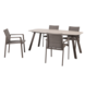 4 Seasons Outdoor Manolo Cortina dining tuinset 180x95xH75 cm 5 delig keramiek terre Taste 4SO