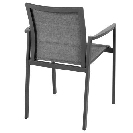 4 Seasons Outdoor Manolo Cortina dining tuinset 75x75xH75 cm 5 delig keramiek antraciet Taste 4SO