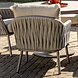 4 Seasons Outdoor Salute Cannes low dining tuinset 220x105xH69 cm 5 delig keramiek terre Taste 4SO