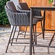 4 Seasons Outdoor Manolo Cannes high dining tuinset 180x90xH90 5 delig keramiek terre rope Taste 4SO