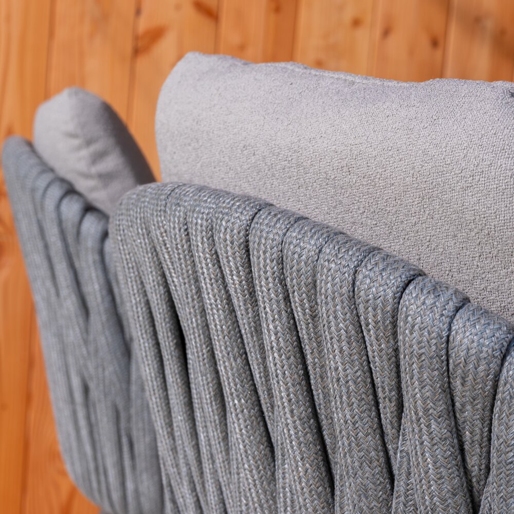 4 Seasons Outdoor Manolo Cannes high dining tuinset 180x90xH90 5 delig keramiek terre rope Taste 4SO