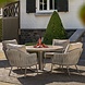 4 Seasons Outdoor Sarah Cannes low dining tuinset 130xH69 cm 5 delig keramiek terre Taste 4SO