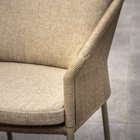 4 Seasons Outdoor Estate Florence dining tuinset 240x105xH75 cm 7 delig teak latte Taste 4SO