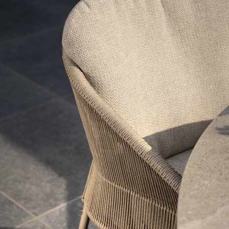 4 Seasons Outdoor Estate Florence dining tuinset 240x105xH75 cm 7 delig teak latte Taste 4SO