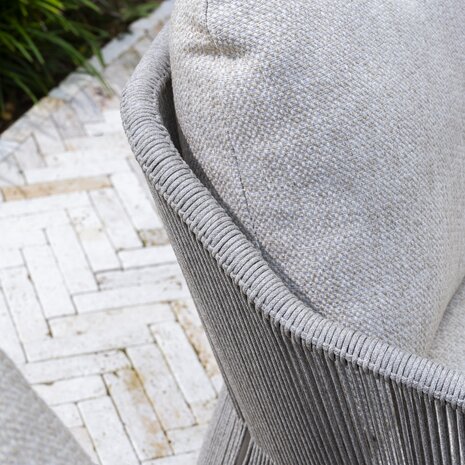 4 Seasons Outdoor Salute Florence low dining tuinset 220x105xH69 cm 5 delig keramiek terre Taste 4SO