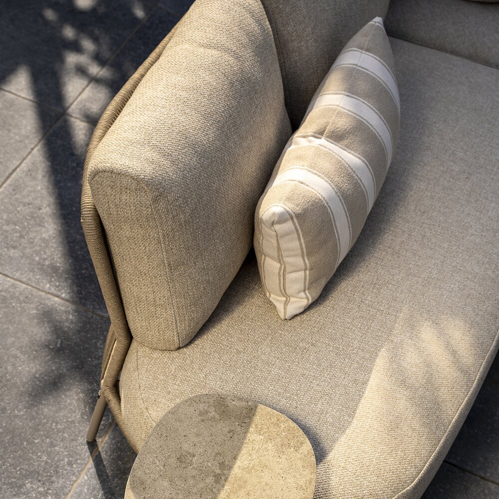 4 Seasons Outdoor Vic Florence hoek loungeset 6 delig keramiek latte Taste 4SO