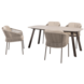 4 Seasons Outdoor Manolo Florence dining tuinset 180x95xH75 cm 5 delig keramiek terre Taste 4SO