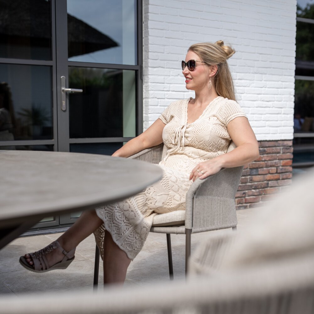 4 Seasons Outdoor Manolo Florence dining tuinset 180x95xH75 cm 5 delig keramiek terre Taste 4SO