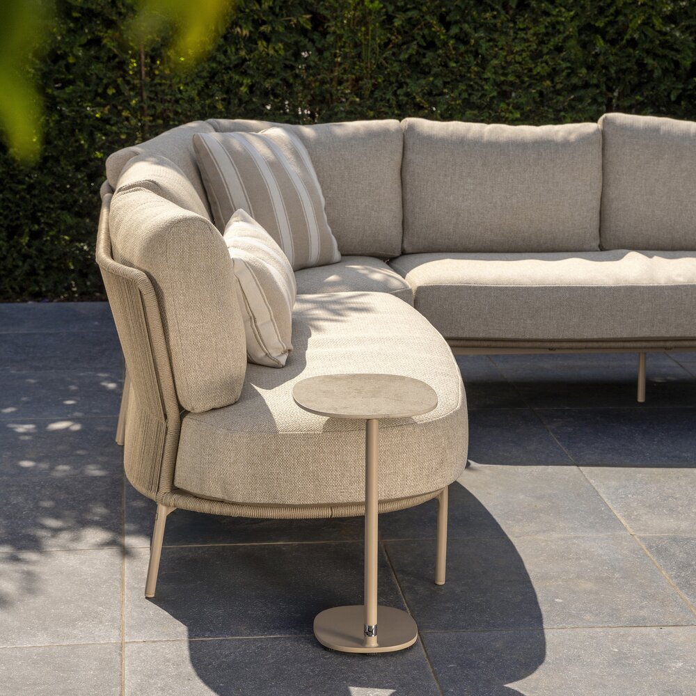 4 Seasons Outdoor Vic Florence hoek loungeset 6 delig keramiek latte Taste 4SO