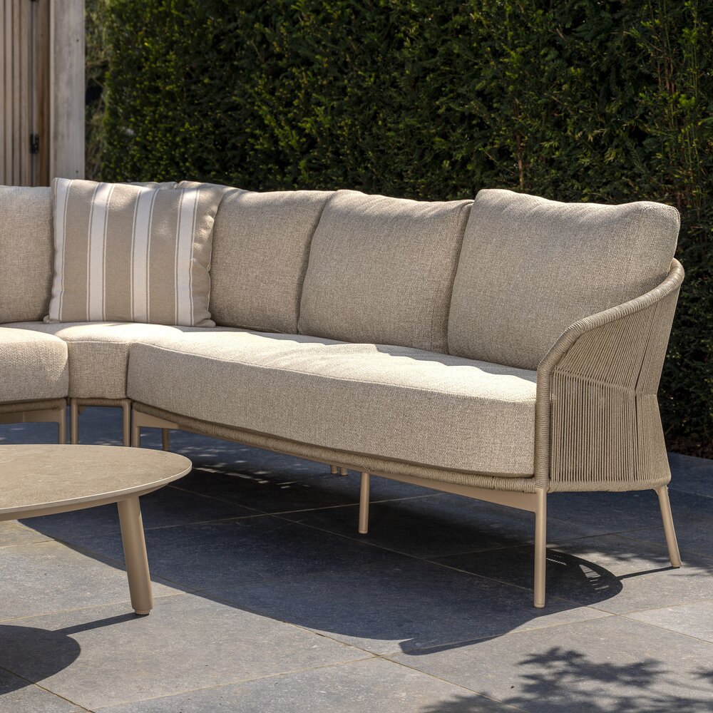 4 Seasons Outdoor Florence hoek loungeset 4 delig latte Taste 4SO