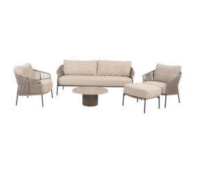 4 Seasons Outdoor Sofie Florence stoel bank loungeset 5 delig keramiek terre Taste 4SO