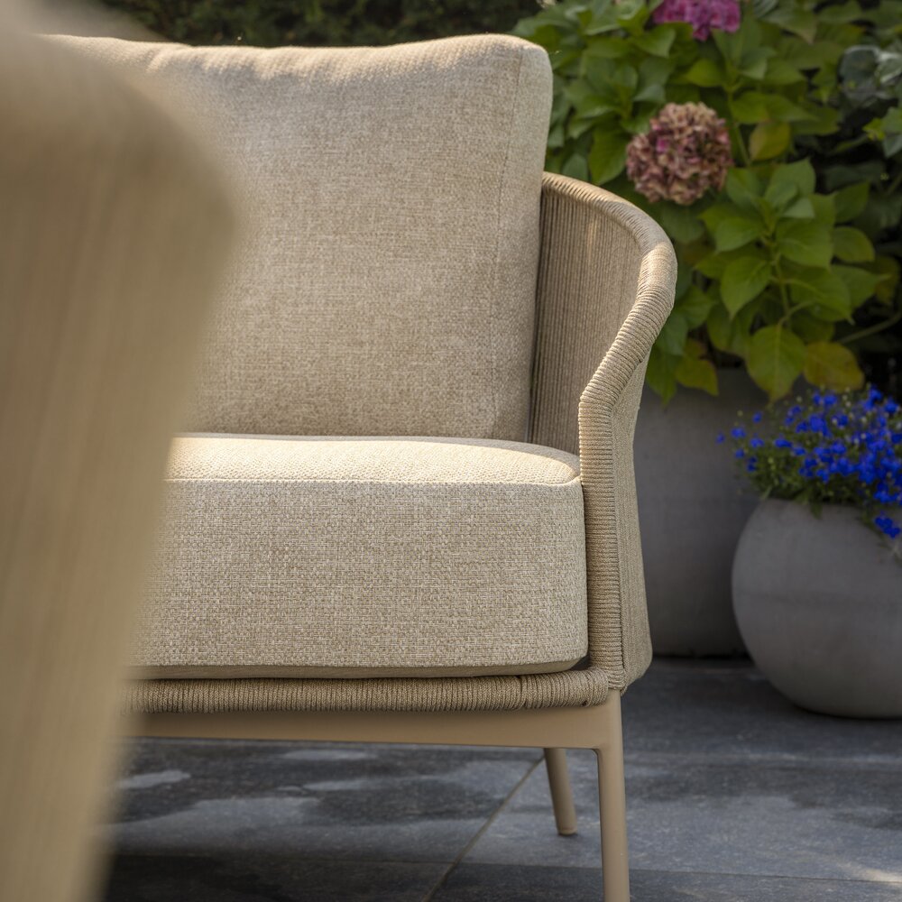 4 Seasons Outdoor Florence hoek loungeset 4 delig latte Taste 4SO