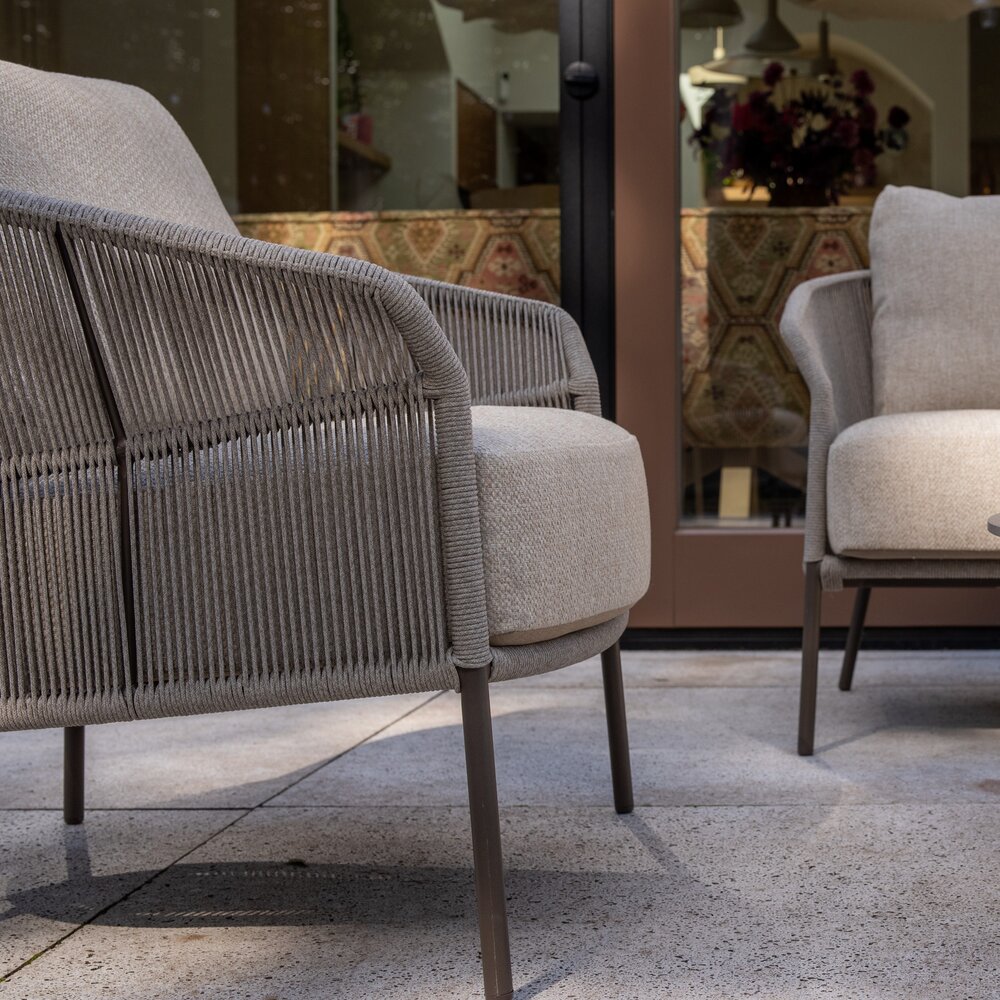 4 Seasons Outdoor Salute Florence stoel bank loungeset 5 delig keramiek terre Taste 4SO