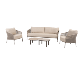 4 Seasons Outdoor Monroe Florence stoel bank loungeset 5 delig keramiek terre Taste 4SO