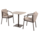 4 Seasons Outdoor Vermont Barolo bistro dining tuinset 75x75xH75 cm 3 delig keramiek terre Taste 4SO