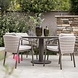 4 Seasons Outdoor Sarah Barolo dining tuinset 120 cm rond 5 delig keramiek terre Taste 4SO