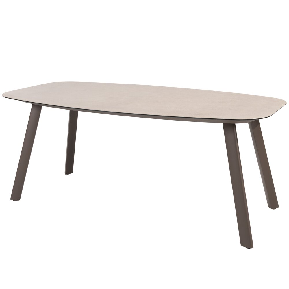 4 Seasons Outdoor Manolo Barolo dining tuinset 180x95xH75 cm 5 delig keramiek terre Taste 4SO