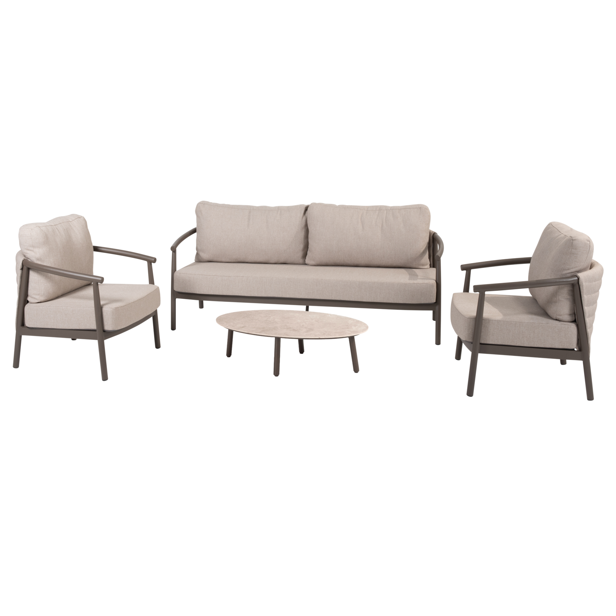 4 Seasons Outdoor Salute Barolo stoel bank loungeset 4 delig keramiek terre Taste 4SO