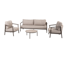 4 Seasons Outdoor Vic Barolo stoel bank loungeset 4 delig keramiek terre Taste 4SO