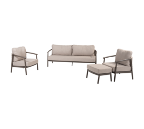 4 Seasons Outdoor Barolo stoel bank loungeset 4 delig terre Taste 4SO