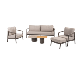 4 Seasons Outdoor Demi Barolo stoel bank loungeset 6 delig terre Taste 4SO