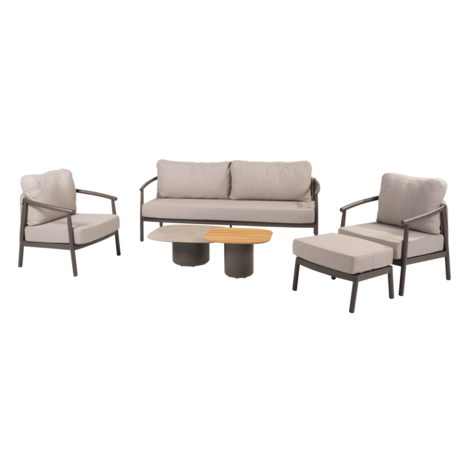 4 Seasons Outdoor Demi Barolo stoel bank loungeset 6 delig terre Taste 4SO