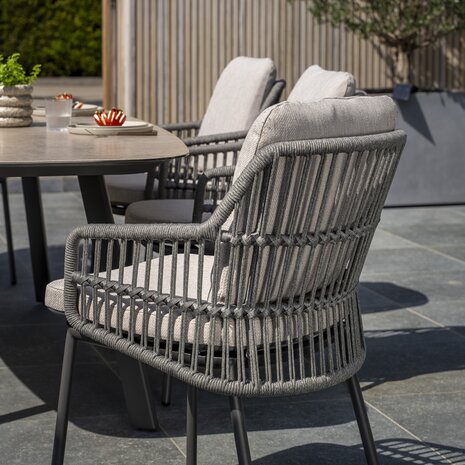 4 Seasons Outdoor Manolo Alicante dining tuinset 75x75xH75 cm 5 delig keramiek antraciet Taste 4SO 4 Seasons Outdoor Manolo Alicante dining tuinset 75x75xH75 cm 5 delig keramiek antraciet Taste 4SO