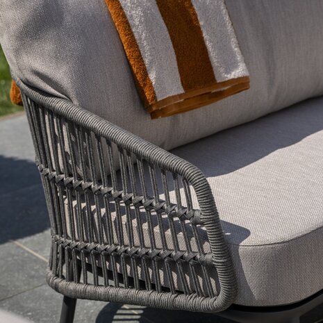 4 Seasons Outdoor Alicante stoel bank loungeset  delig antraciet Taste 4SO