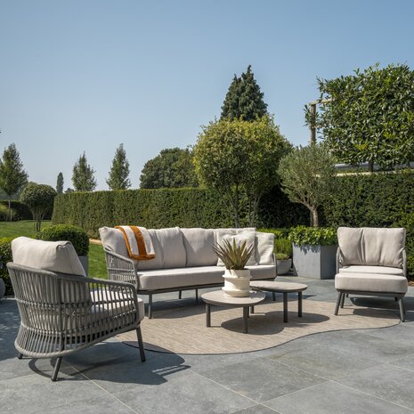4 Seasons Outdoor Alicante stoel bank loungeset  delig antraciet Taste 4SO