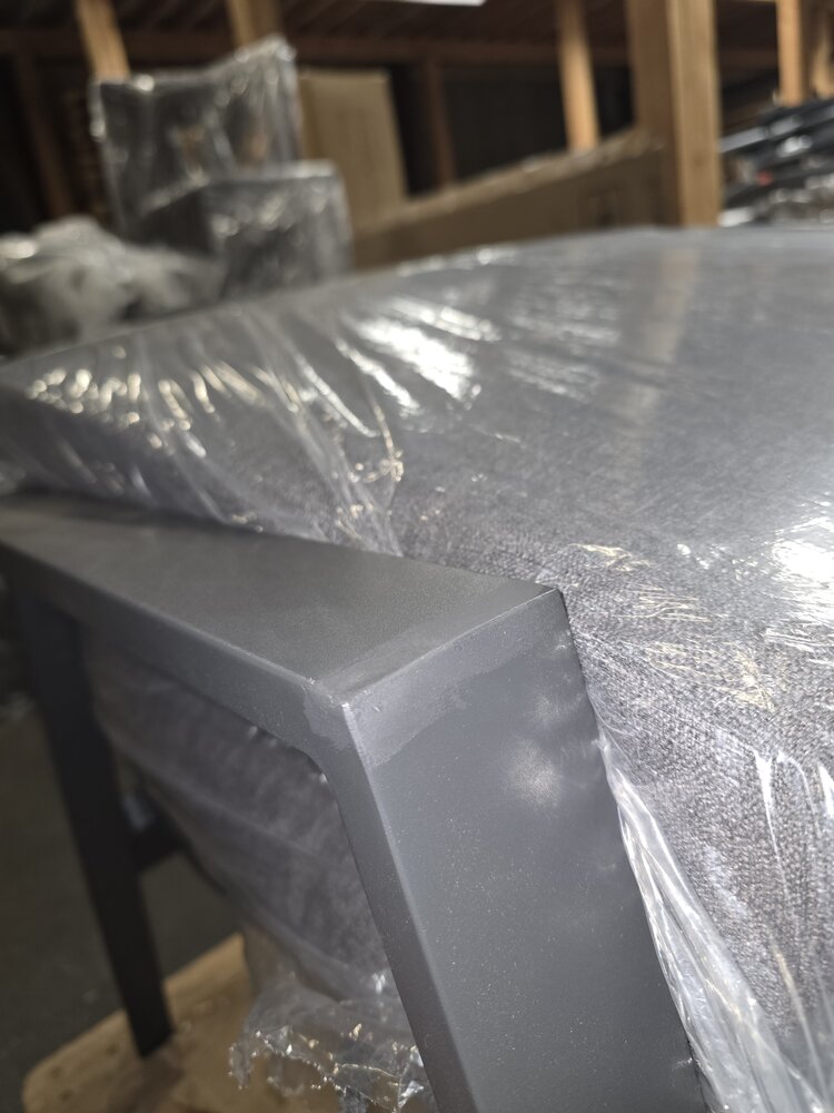 AVH-Collectie Showroommodel Vegas stoel bank dining loungeset 4 delig verstelbaar aluminium