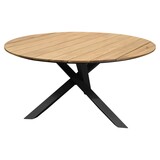 AVH-Collectie Showroommodel San Jose dining tuintafel 150xH74 cm rond teak blad