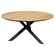 AVH-Collectie Showroommodel San Jose dining tuintafel 150xH74 cm rond teak blad
