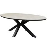AVH-Collectie Showroommodel Salvador dining tuintafel ovaal 220x115xH75 cm polywood