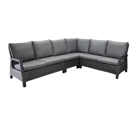 AVH-Collectie Showroommodel Dallas hoek loungeset 4 delig antraciet AVH-Collectie Showroommodel Dallas hoek loungeset 4 delig antraciet
