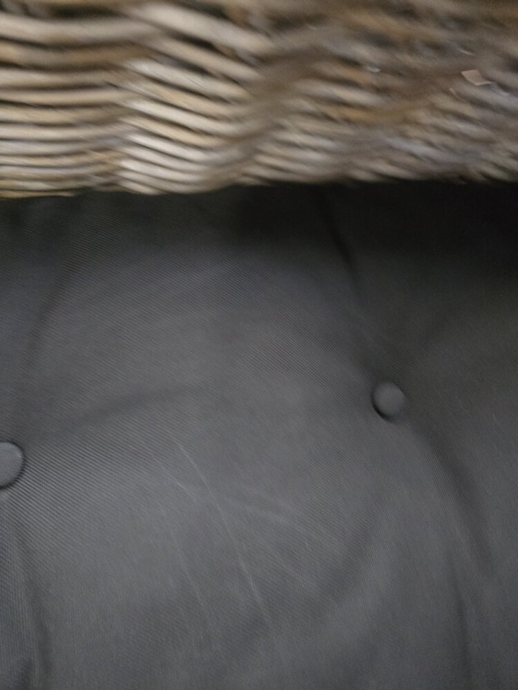 AVH-Collectie Showroommodel Naturel relax lounge balkonset 4-delig naturel rotan zwart AVH-Collectie Showroommodel Naturel relax lounge balkonset 4-delig naturel rotan zwart