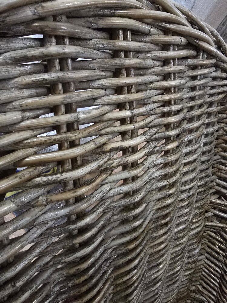 AVH-Collectie Showroommodel Naturel relax lounge balkonset 4-delig naturel rotan zwart AVH-Collectie Showroommodel Naturel relax lounge balkonset 4-delig naturel rotan zwart