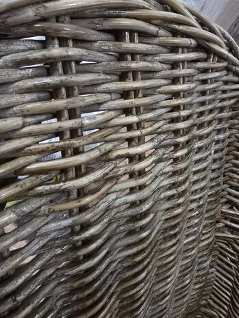 AVH-Collectie Showroommodel Naturel relax lounge balkonset 4-delig naturel rotan zwart AVH-Collectie Showroommodel Naturel relax lounge balkonset 4-delig naturel rotan zwart